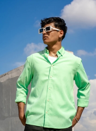9 - Paradise Green - Casual Shirt