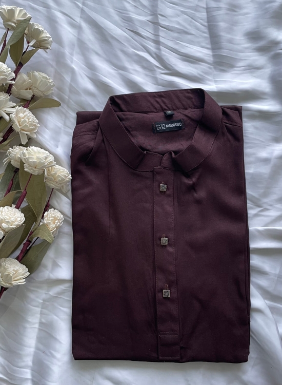 77 - Men's Solid Panjabi