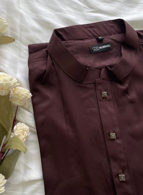77 - Men's Solid Panjabi