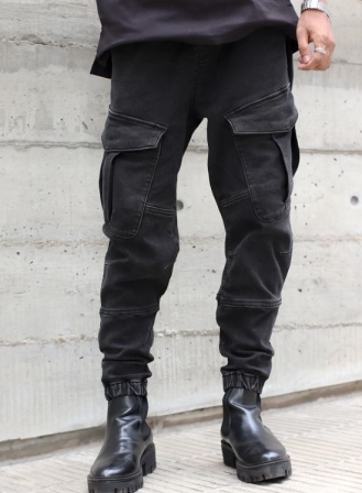 94 - Denim Washed Cargo