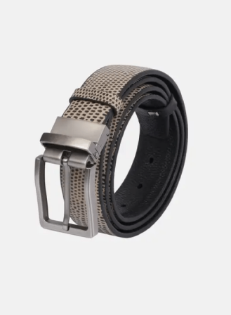162 - Printed Genuine Leather Belt