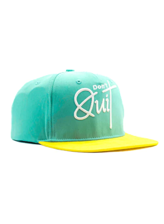 Don't Quit Flat Visor Cap